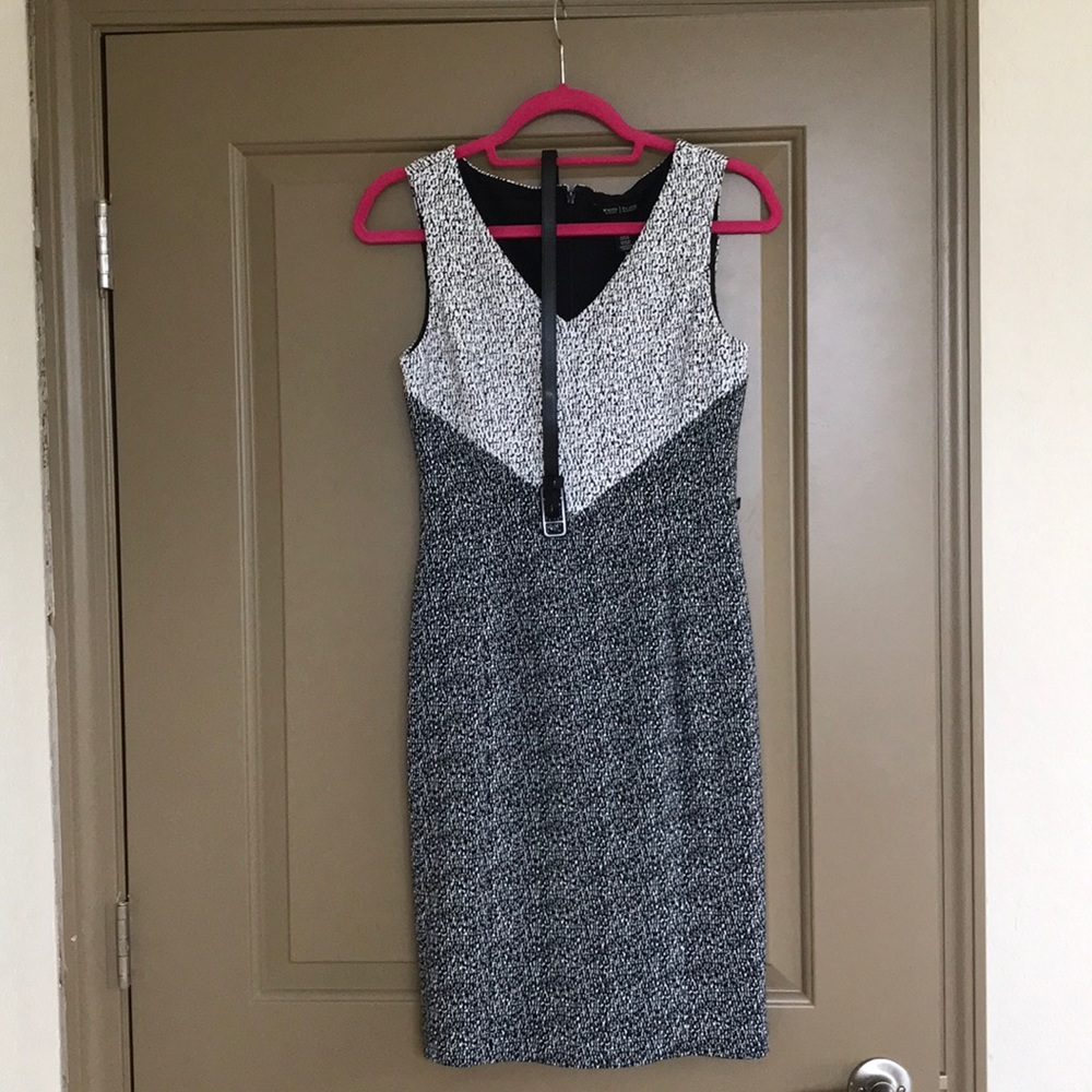 Black and white White house /Black market Dress